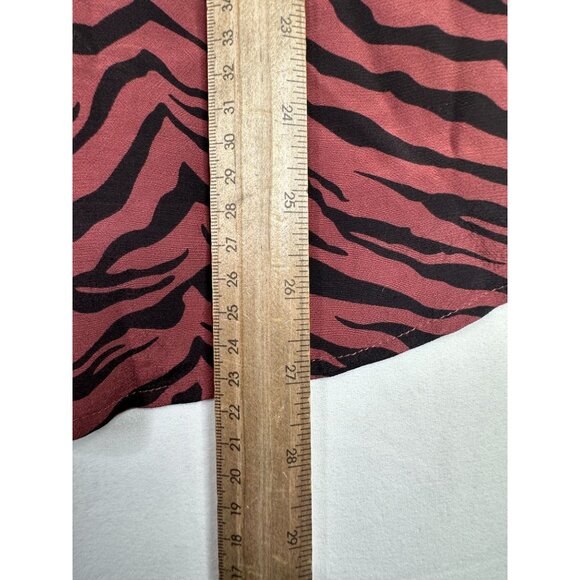 Rails Dries Rust Tiger Striped Button Down Long Sleeve Shirt size Large - Picture 7 of 7